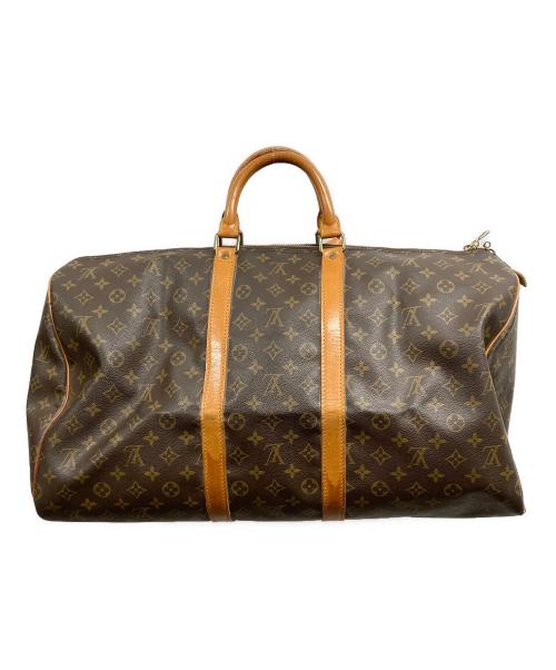 LOUIS VUITTON（ルイ ヴィトン）LOUIS VUITTON (ルイ ヴィトン) トラベルバッグ ブラウンの古着・服飾アイテム