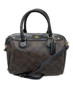 中古・古着通販】COACH (コーチ) ローアン サッチェル・シグネチャー