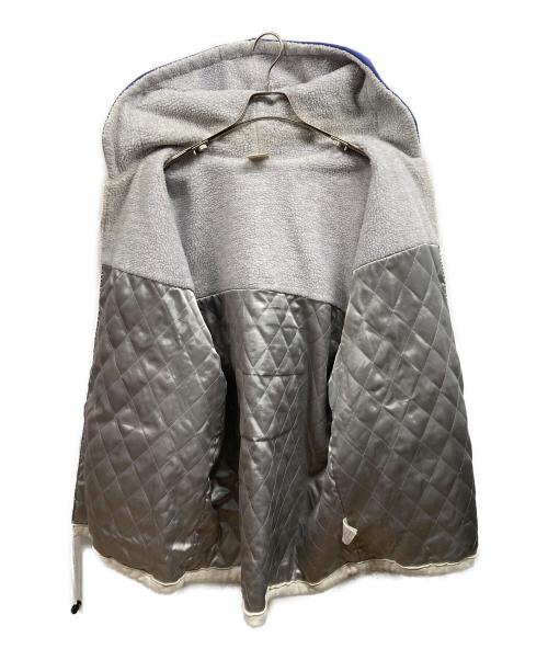 adidas（アディダス）adidas (アディダス) 80～90ｓ中綿アレイヤージップパーカー グレー×ブルー サイズ:XLの古着・服飾アイテム