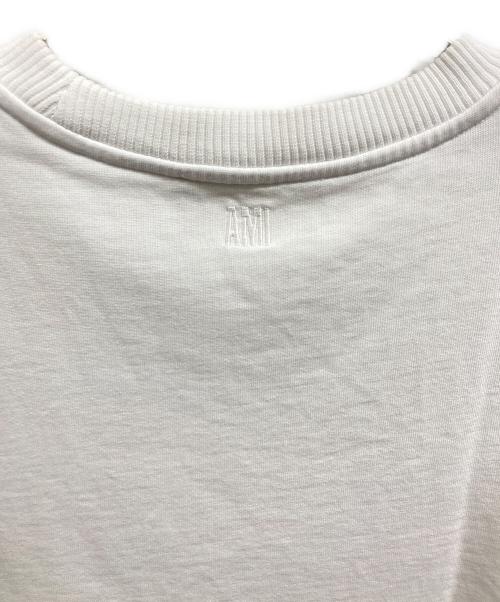 AMI PARIS（アミ パリス）AMI PARIS (アミ パリス) ロゴコットンTシャツ ホワイト サイズ:不明の古着・服飾アイテム