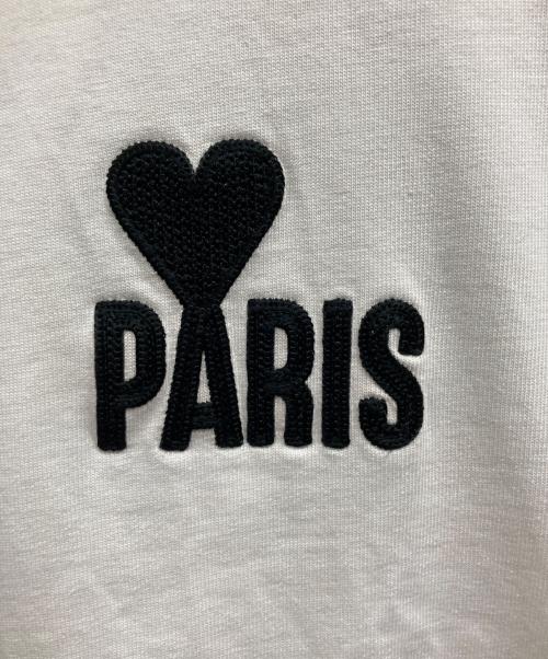 AMI PARIS（アミ パリス）AMI PARIS (アミ パリス) ロゴコットンTシャツ ホワイト サイズ:不明の古着・服飾アイテム