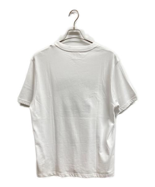 AMI PARIS（アミ パリス）AMI PARIS (アミ パリス) 刺繍デザインTシャツ ホワイト サイズ:L 未使用品の古着・服飾アイテム
