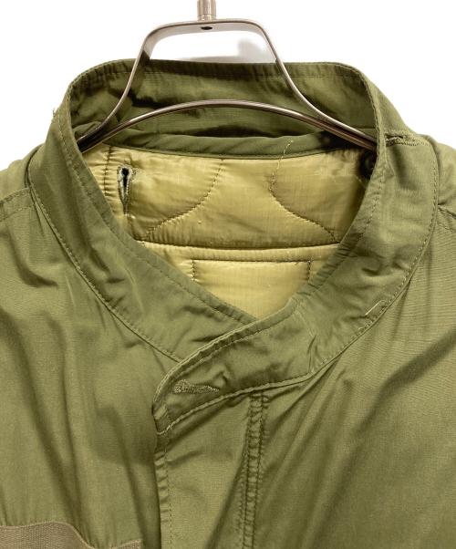 HOUSTON（ヒューストン）HOUSTON (ヒューストン) M-65ライナー付きモッズコート カーキ サイズ:XSの古着・服飾アイテム