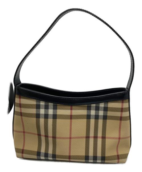 BURBERRY（バーバリー）BURBERRY (バーバリー) ハンドバッグ ベージュの古着・服飾アイテム