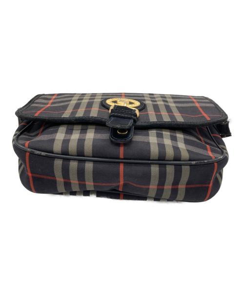 Burberry's（バーバリーズ）Burberry's (バーバリーズ) ショルダーバッグ ブラックの古着・服飾アイテム