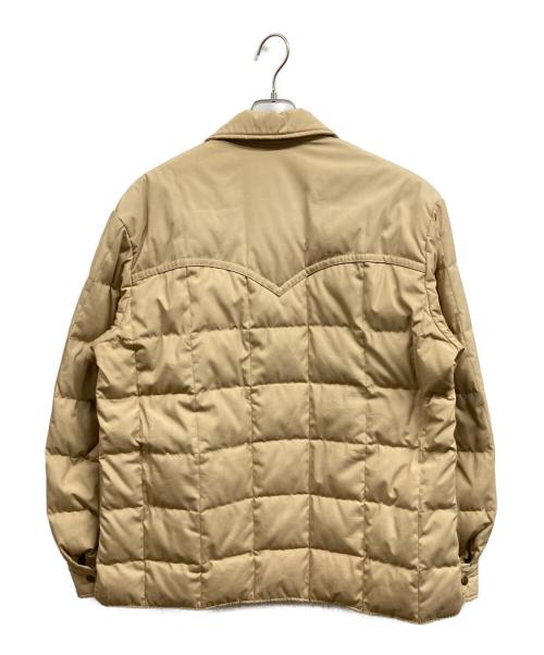 Eddie Bauer（エディーバウアー）Eddie Bauer (エディーバウアー) キルティングダウンジャケット ベージュ サイズ:不明の古着・服飾アイテム