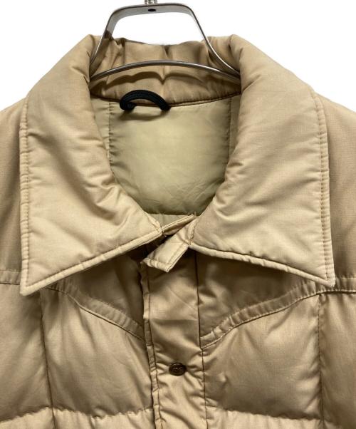 Eddie Bauer（エディーバウアー）Eddie Bauer (エディーバウアー) キルティングダウンジャケット ベージュ サイズ:不明の古着・服飾アイテム