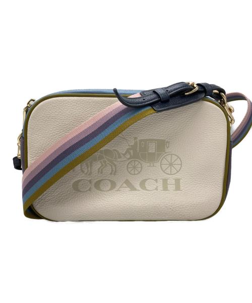 COACH（コーチ）COACH (コーチ) 馬車ロゴ ショルダーバッグ アイボリーの古着・服飾アイテム