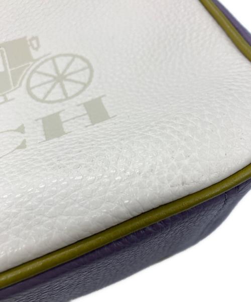 COACH（コーチ）COACH (コーチ) 馬車ロゴ ショルダーバッグ アイボリーの古着・服飾アイテム