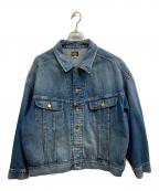 LEEリー）の古着「SUPERSIZED ビッグシルエットライダースデニムジャケット」｜インディゴ
