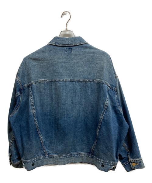 LEE（リー）LEE (リー) SUPERSIZED ビッグシルエットライダースデニムジャケット インディゴ サイズ:Sの古着・服飾アイテム