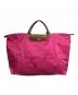 LONGCHAMP（ロンシャン）の古着「ル プリアージュトートバック」｜ピンク