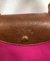 中古・古着 LONGCHAMP (ロンシャン) ル プリアージュトートバック ピンク：8000円