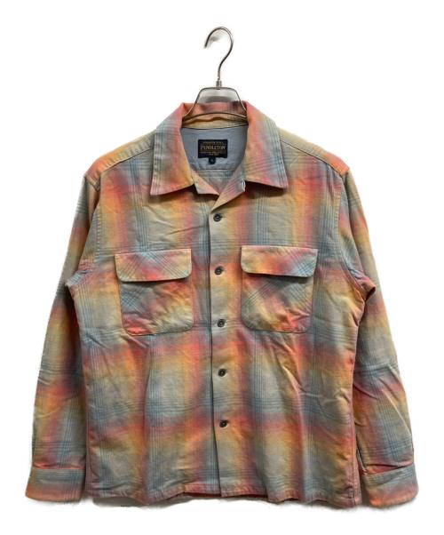 PENDLETON（ペンドルトン）PENDLETON (ペンドルトン) ボードシャツ イエロー×ブルー サイズ:Sの古着・服飾アイテム