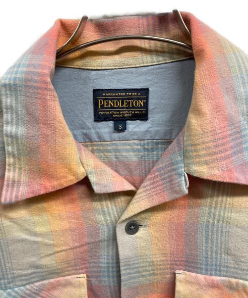 PENDLETON（ペンドルトン）PENDLETON (ペンドルトン) ボードシャツ イエロー×ブルー サイズ:Sの古着・服飾アイテム