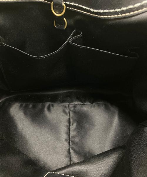 COACH（コーチ）COACH (コーチ) シグネチャー キャンバス   トートバッグ ブラックの古着・服飾アイテム