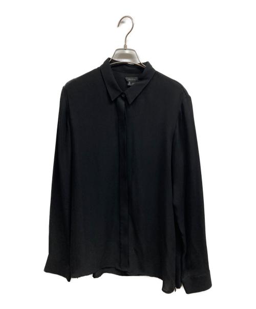 theory（セオリー）theory (セオリー) シルクシャツ ブラック サイズ:Mの古着・服飾アイテム