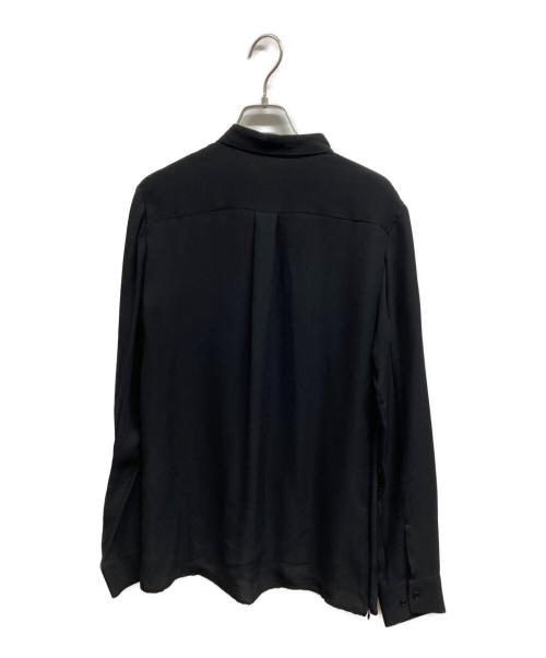theory（セオリー）theory (セオリー) シルクシャツ ブラック サイズ:Mの古着・服飾アイテム