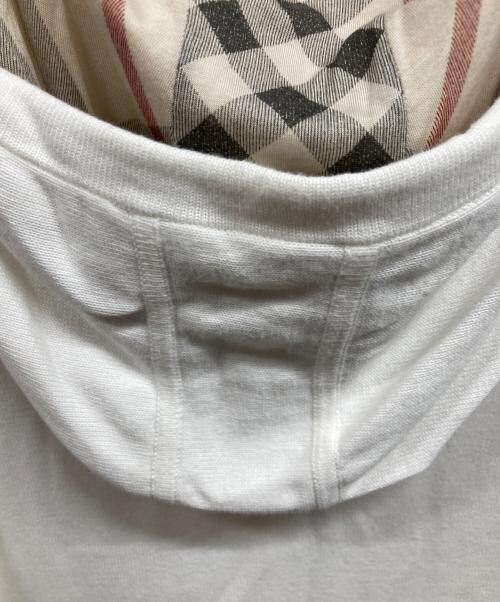 BURBERRY LONDON（バーバリーロンドン）BURBERRY LONDON (バーバリーロンドン) ジップパーカー ホワイト サイズ:2の古着・服飾アイテム