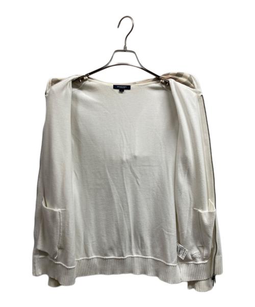 BURBERRY LONDON（バーバリーロンドン）BURBERRY LONDON (バーバリーロンドン) ジップパーカー ホワイト サイズ:2の古着・服飾アイテム