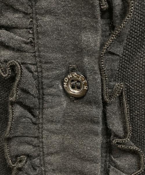 MONCLER（モンクレール）MONCLER (モンクレール) ポロシャツ ブラック サイズ:7の古着・服飾アイテム