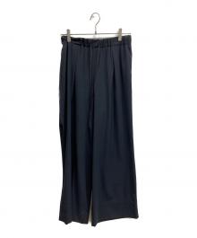 BALLSEY（ボールジィ）の古着「2-wayストレッチ イージーセミワイドパンツ」｜ネイビー