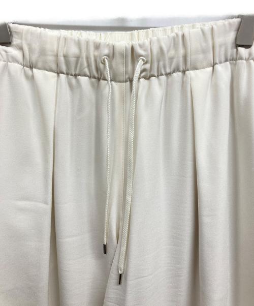 BALLSEY（ボールジィ）BALLSEY (ボールジィ) 2-wayストレッチ イージーセミワイドパンツ ホワイト サイズ:36の古着・服飾アイテム