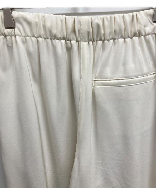 BALLSEY（ボールジィ）BALLSEY (ボールジィ) 2-wayストレッチ イージーセミワイドパンツ ホワイト サイズ:36の古着・服飾アイテム