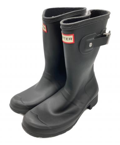 中古・古着通販】HUNTER (ハンター) レインブーツ ブラック サイズ:UK6