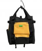 PORTERポーター）の古着「UNION RUCKSACK」｜イエロー×ブラック