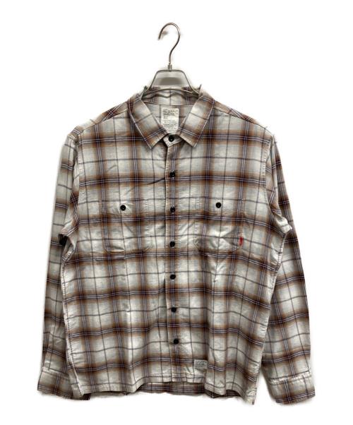 NEIGHBORHOOD（ネイバーフッド）NEIGHBORHOOD (ネイバーフッド) オンブレチェックシャツ ベージュ サイズ:FREEの古着・服飾アイテム
