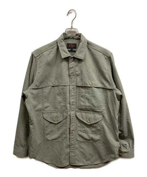 BEAMS PLUS（ビームスプラス）BEAMS PLUS (ビームスプラス) アドベンチャーシャツ グリーン サイズ:Mの古着・服飾アイテム