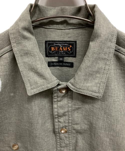 BEAMS PLUS（ビームスプラス）BEAMS PLUS (ビームスプラス) アドベンチャーシャツ グリーン サイズ:Mの古着・服飾アイテム