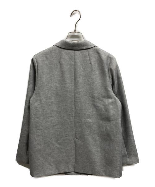 Mystrada（マイストラーダ）Mystrada (マイストラーダ) ダブルジャケット グレー サイズ:36の古着・服飾アイテム
