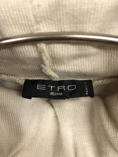 ETRO（エトロ）ETRO (エトロ) ペイズリータートルネックニット ブラウン サイズ:40の古着・服飾アイテム