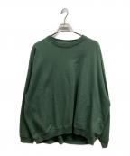 MARKAWAREマーカウェア）の古着「HUGE SWEAT ORGANIC COTTON HEAVY FLEECE」｜グリーン