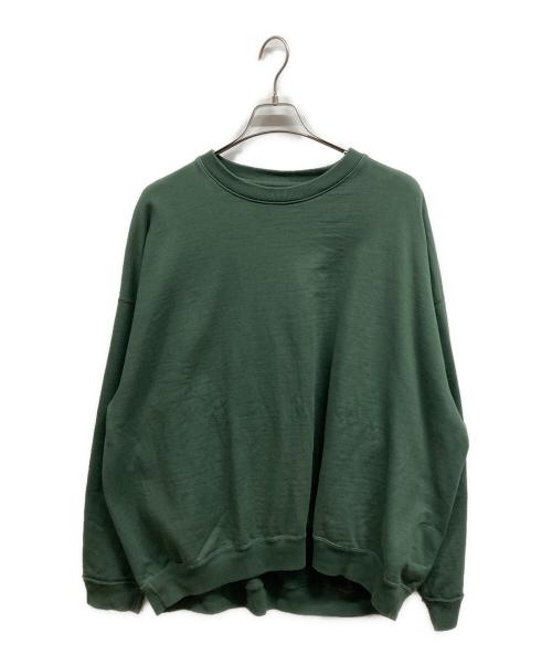 MARKAWARE（マーカウェア）MARKAWARE (マーカウェア) HUGE SWEAT ORGANIC COTTON HEAVY FLEECE グリーン サイズ:1の古着・服飾アイテム