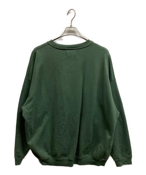 MARKAWARE（マーカウェア）MARKAWARE (マーカウェア) HUGE SWEAT ORGANIC COTTON HEAVY FLEECE グリーン サイズ:1の古着・服飾アイテム