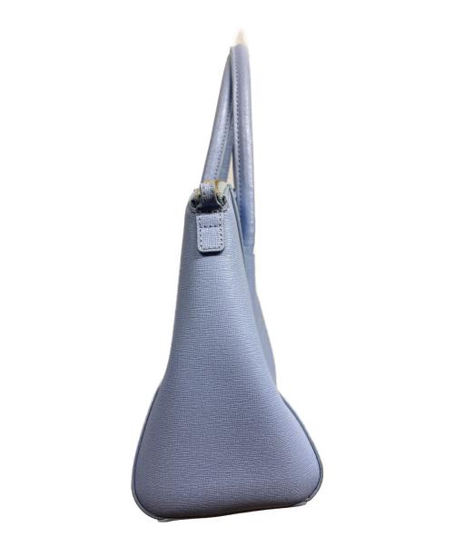 FURLA（フルラ）FURLA (フルラ) 2wayサッチェル クロスボディバッグ ブルーの古着・服飾アイテム