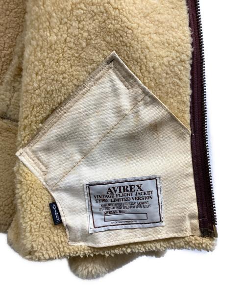 AVIREX（アヴィレックス）AVIREX (アヴィレックス) B-6 レザージャケット ブラウン サイズ:44の古着・服飾アイテム