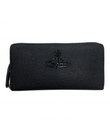 Vivienne Westwood（ヴィヴィアンウエストウッド）の古着「ANNIE ZIP ROUND WALLET」｜ブラック