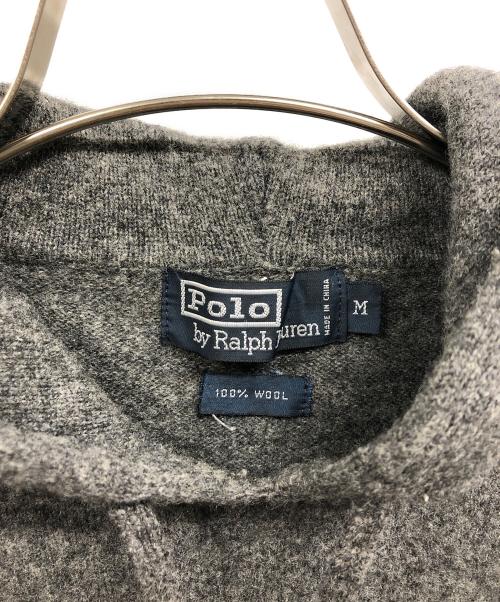 POLO RALPH LAUREN（ポロ・ラルフローレン）POLO RALPH LAUREN (ポロ・ラルフローレン) ニットパーカー グレー サイズ:Mの古着・服飾アイテム