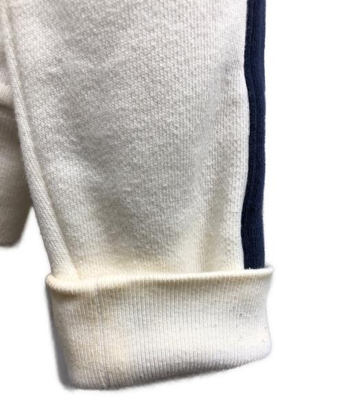 POLO RALPH LAUREN（ポロ・ラルフローレン）POLO RALPH LAUREN (ポロ・ラルフローレン) ジップスウェット ネイビー×アイボリー サイズ:XSの古着・服飾アイテム