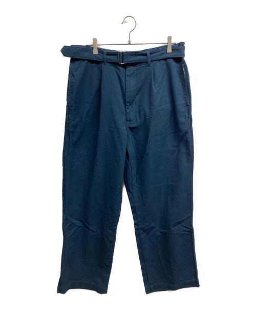 Schott（ショット）Schott (ショット) HERRINBONE MILITARY TROUSERS ネイビー サイズ:XLの古着・服飾アイテム