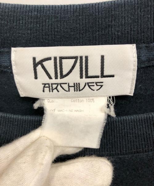 KIDILL（キディル）KIDILL (キディル) 刺繍Tシャツ ブラック サイズ:FREEの古着・服飾アイテム