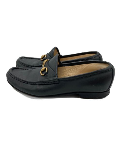GUCCI（グッチ）GUCCI (グッチ) ホースビットローファー ブラック サイズ:36Cの古着・服飾アイテム