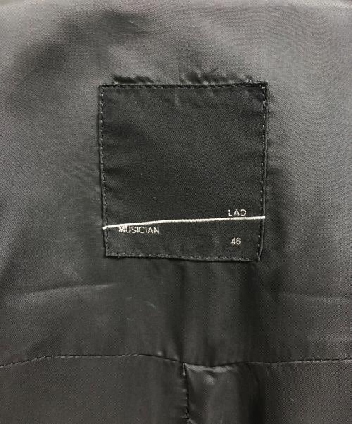 LAD MUSICIAN（ラッドミュージシャン）LAD MUSICIAN (ラッドミュージシャン) レザーシングルライダースジャケット ブラック サイズ:48の古着・服飾アイテム