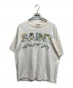 SAINT MICHAELセントマイケル）の古着「SS TEE/SUPER DIRTY/WHITE」｜アイボリー