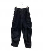 FreshServiceフレッシュサービス）の古着「BACK SATEEN FIELD PANTS」｜ブラック