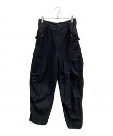 FreshService（フレッシュサービス）の古着「BACK SATEEN FIELD PANTS」｜ブラック
